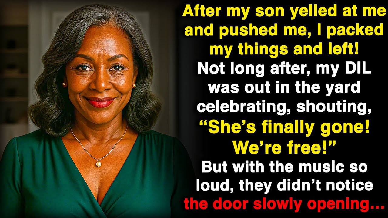 “Finally, she’s gone! We’re free now!” my daughter-in-law threw a party right after my son yelled!