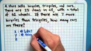 Systems Word Problems (3-2-9)
