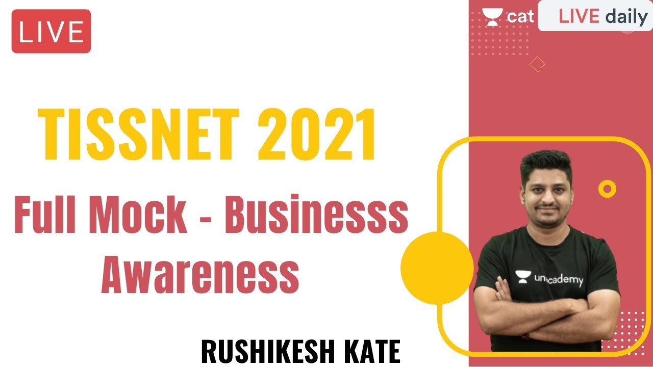 TISSMAT 2021 | Full Mock - Businesss Awareness l Unacademy CAT l Rushikesh Kate