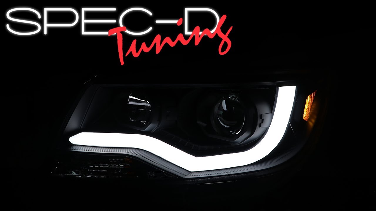 2015-2022 Chevrolet Colorado LED Bar Projector Headlights (Chrome