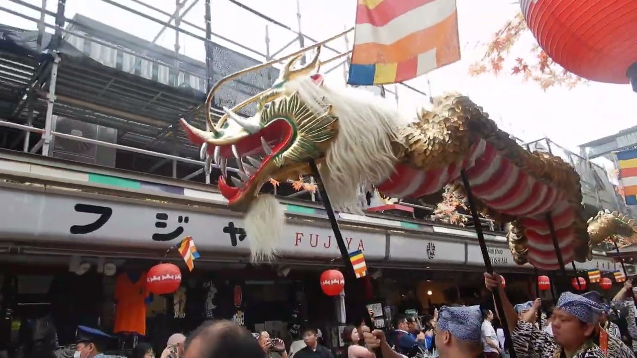4K] Golden Dragon Dance (金龍の舞い／Kinryuu no mai) in