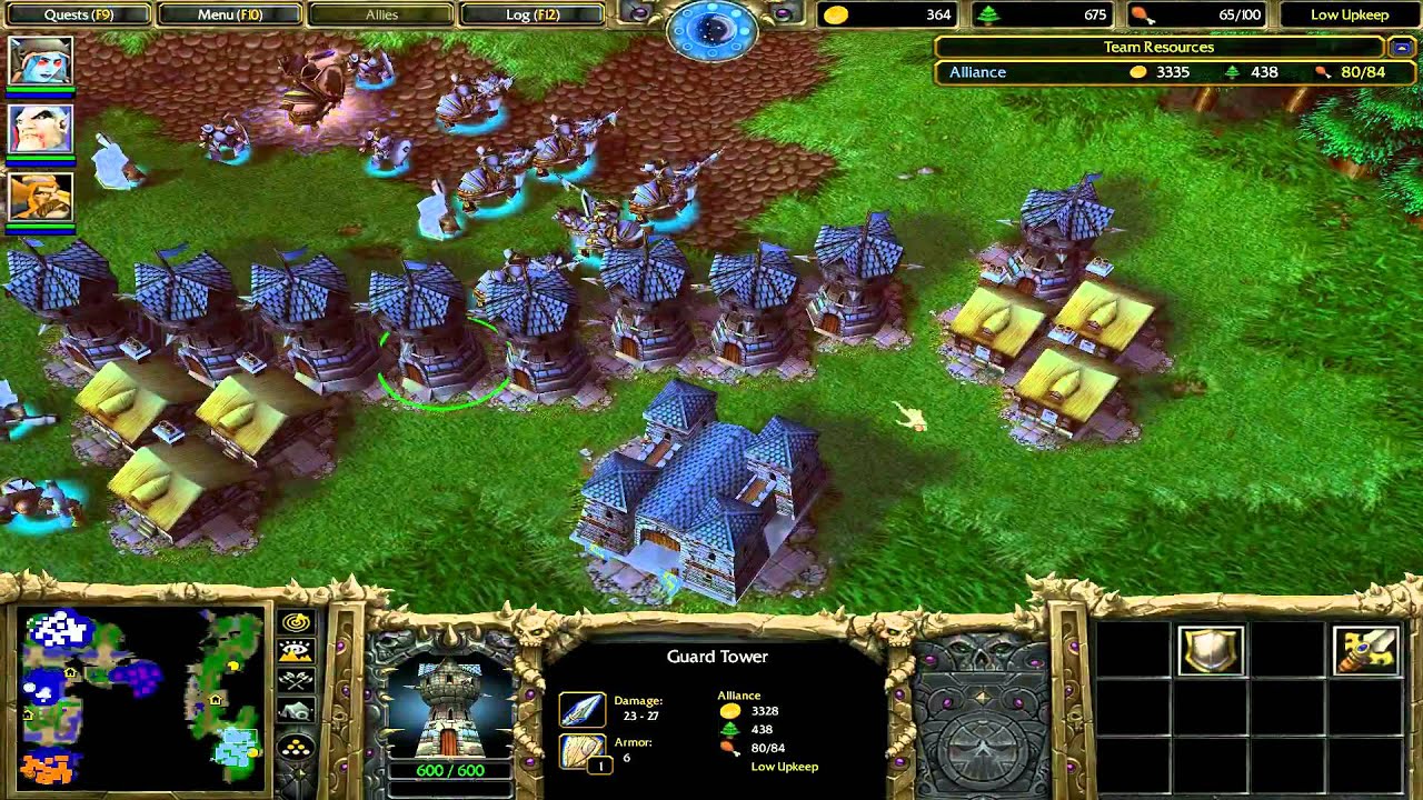 Войны лордерона варкрафт 3 карта