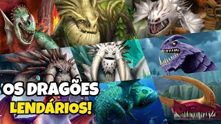 ANIMAÇÕES DOS DRAGÕES LENDÁRIOS! Dragões a Ascenção de Berk screenshot 5