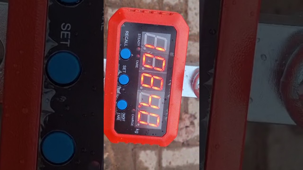 Teste de carga com dinamômetro