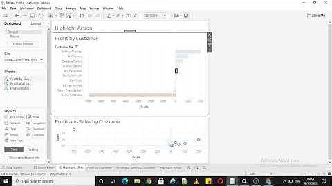 Highlight Action in Tableau