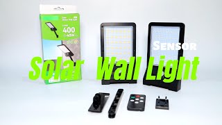 Revolutionize Your Outdoor Lighting with Our Solar-Powered Wall-Mounted Street Lamp