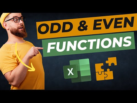 Round Numbers to ODD or EVEN in Excel | ODD Function | EVEN Function