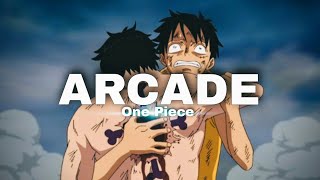 Luffy & Ace One Piece Ace Death Arcade Edit