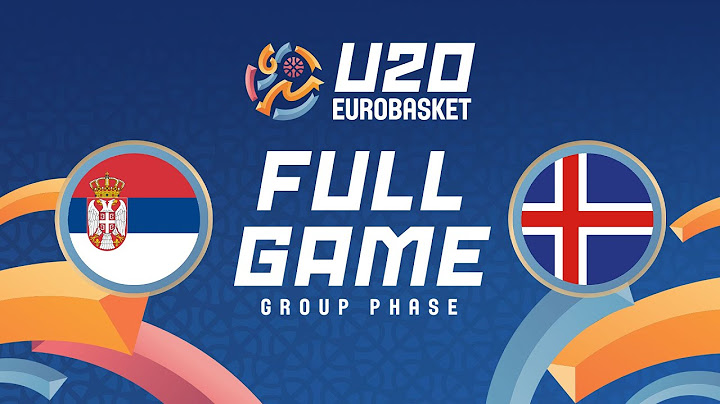 LIVE - Serbia v Iceland | FIBA U20 EuroBasket 2025 | Group Phase
