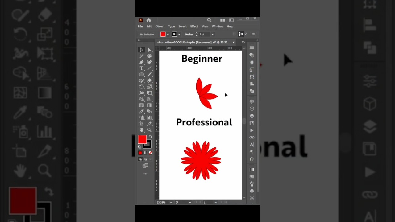 How to Make Flower use Zig Zag Effect in Adobe Illustrator 