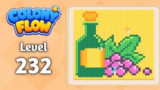 Colony Flow level 232 walkthrough solution gameplay