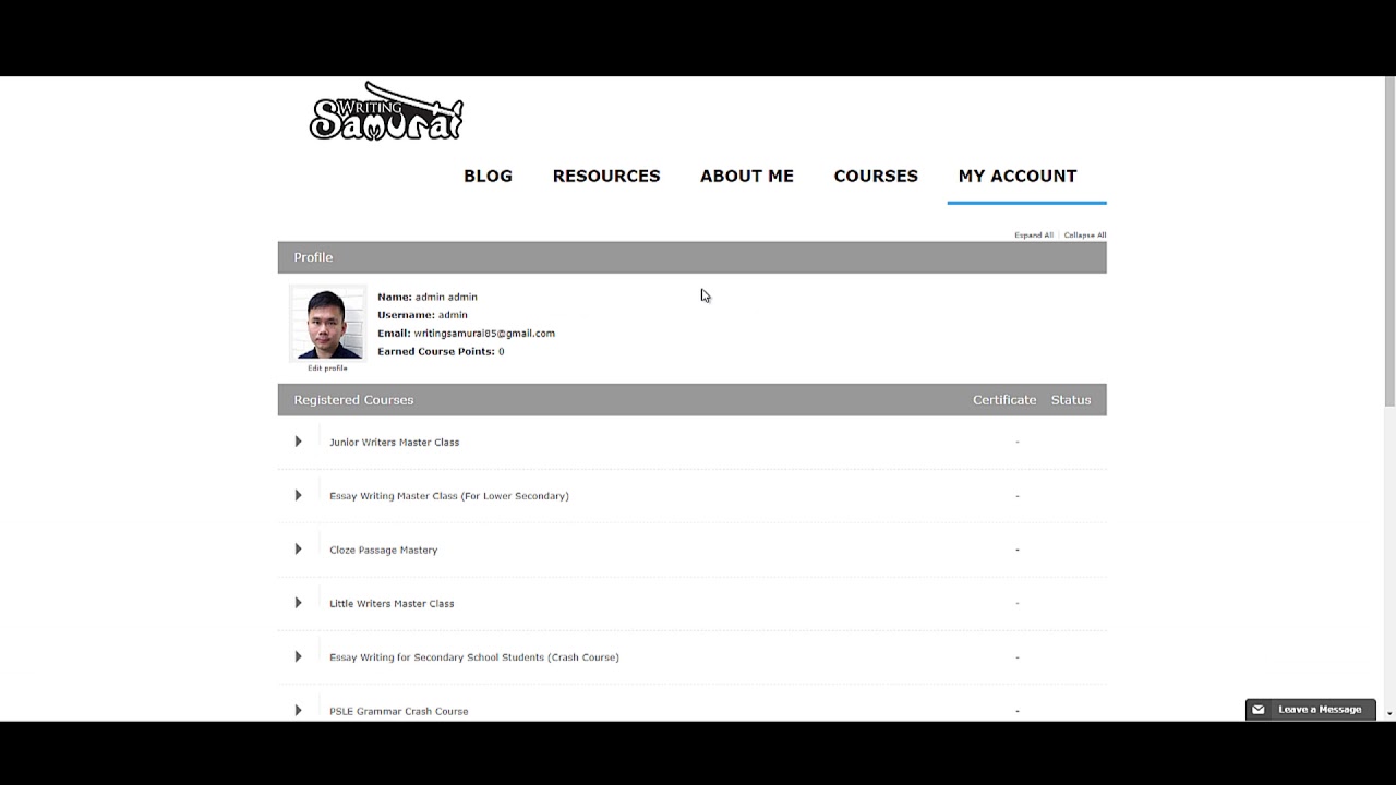 How to Access Your Course on Writing Samurai.com - YouTube