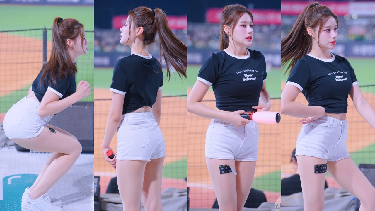 [8K] 포니테일 끝판왕..ㄷㄷ 이예빈 치어리더 직캠 Lee Yebin cheerleader KT위즈 250612