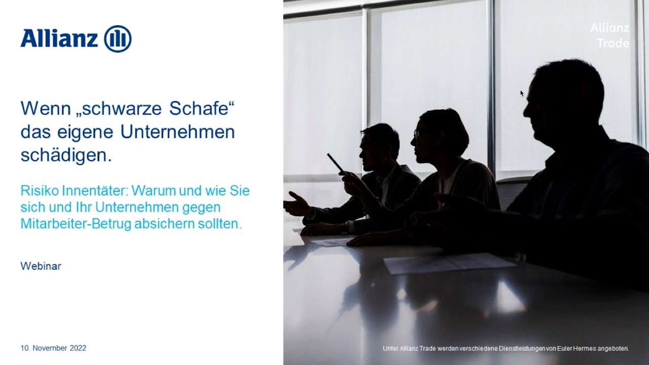 Webinar: Wenn „schwarze Schafe“ das eigene Unternehmen schädigen