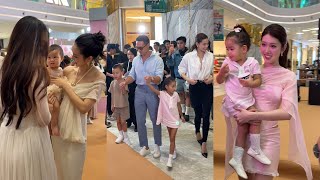 Hồ Ngọc Hà - Kim Lý dẫn 2 con hội ngộ Thuý Ngân, Lâm Thành Kim và dàn sao tại sự kiện 