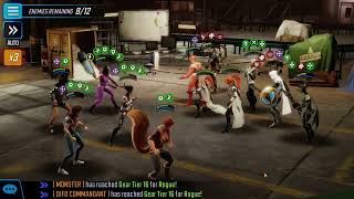 rogue famine difficulty 10 mission 5 young avengers with 30 scourge marvel strike force