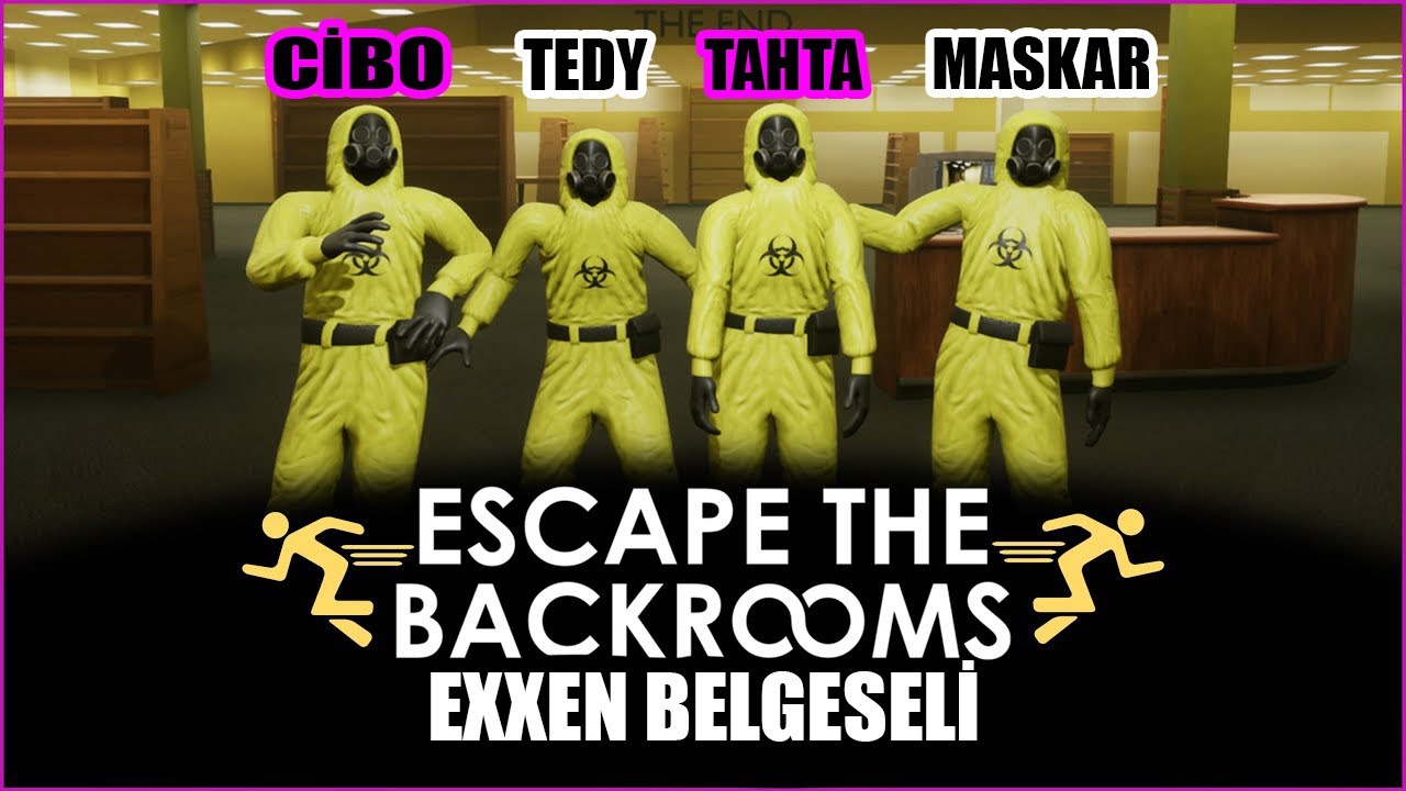 AŞIRI GERGİN ARKA ODALAR KORKU BELGESELİ!! CyberRulz Mekiple Escape The Backrooms (01.04.2023)