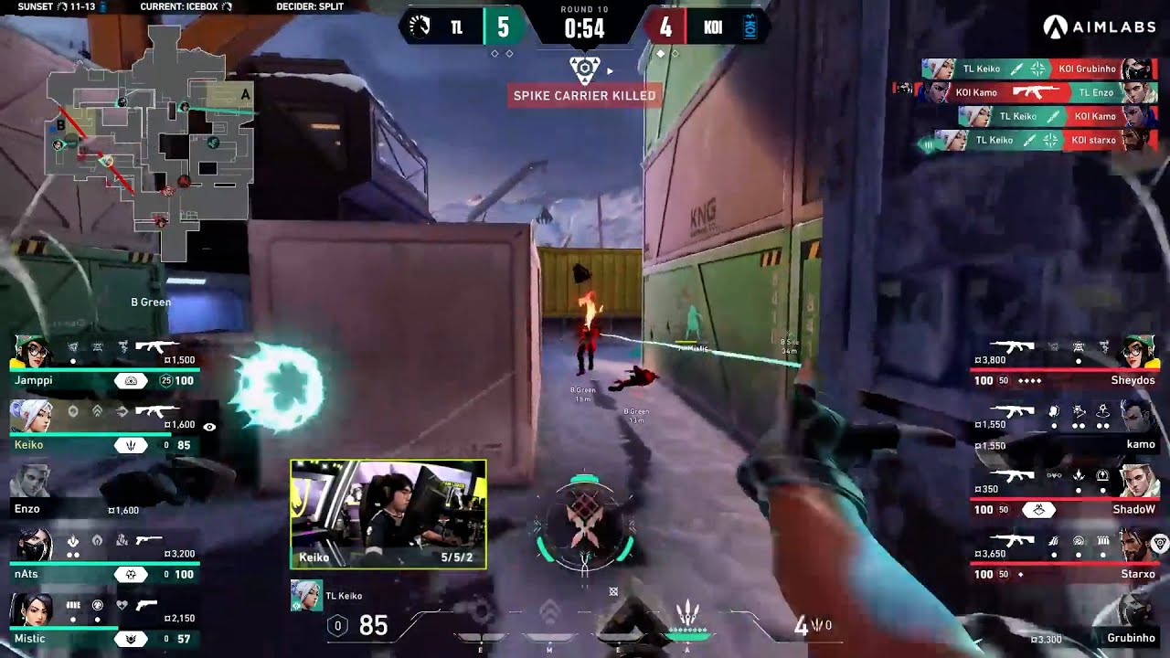 TL Keiko’s amazing Jett knives ace vs KOI | VCT EMEA Kickoff 2024