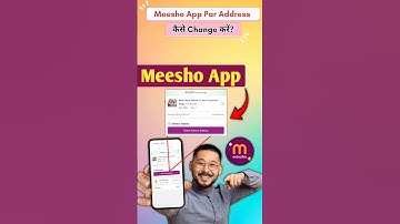 meesho me address kaise change kare |meesho par address kaise change kare #shorts #ytshorts