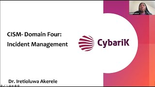 CISM Domain Four: Incident Management
