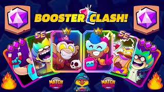 FREE BOOSTERS with BOOSTER CLASH! x6 BEST BOOSTERS | Match Masters Gem Grab + Rainbow + Sprint