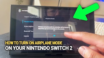 How To Turn On Airplane Mode On Your Nintendo Switch 2: Quick Wireless Control!