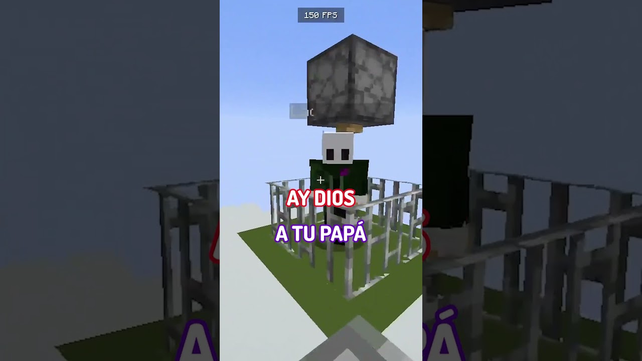 pendejo no dura nada #minecraft #shorts