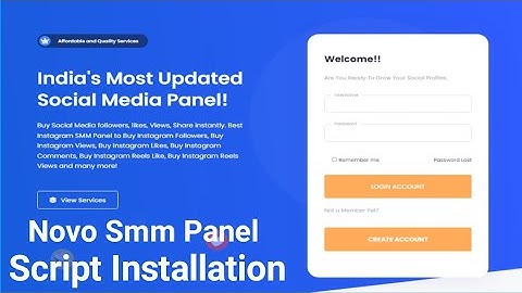 Novo smm panel script installation || smm panel script || buy smm panel script || smm panel