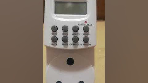 Major Tech MTD7 Digital Plug in timer