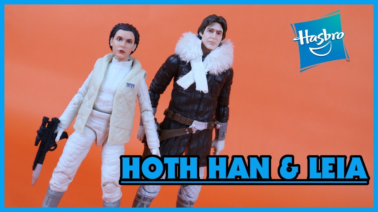 Star Wars Episode V Black Series Action Figures 2018 Leia & Han (Hoth) Convention Exclusive 15 CM