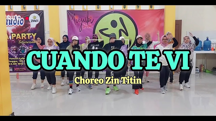 CUANDO TE VI - Maria Becerra, Trueno, Big One | Zumba | Dance Fitness | Choreo Zin Titin