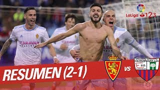 Highlights Real Zaragoza vs Extremadura UD (2-1)