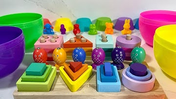 Best Learn Shapes & Numbers Puzzle | Preschool Toddler Learning Toy Video