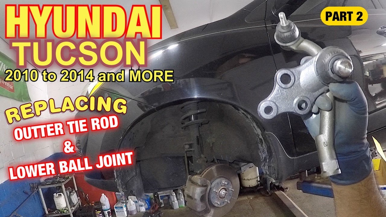 Replace lower ball joint and outter tie rod fix front end noise on 2014