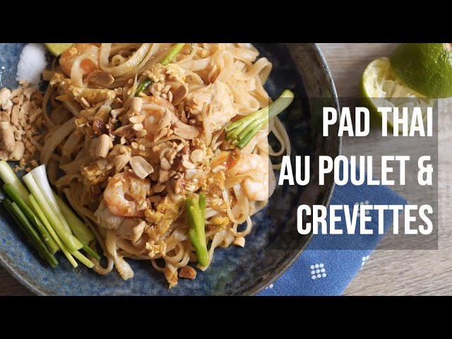 Pad thaï au poulet - Recettes de cuisine Ôdélices