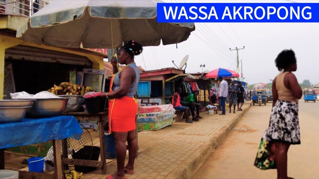 Wassa Akropong Town Tour | Stunning Scenes From Ghana’s Western Region