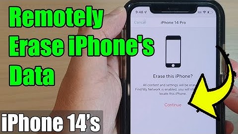 iPhone 14/14 Pro Max: How to Remotely Erase iPhone