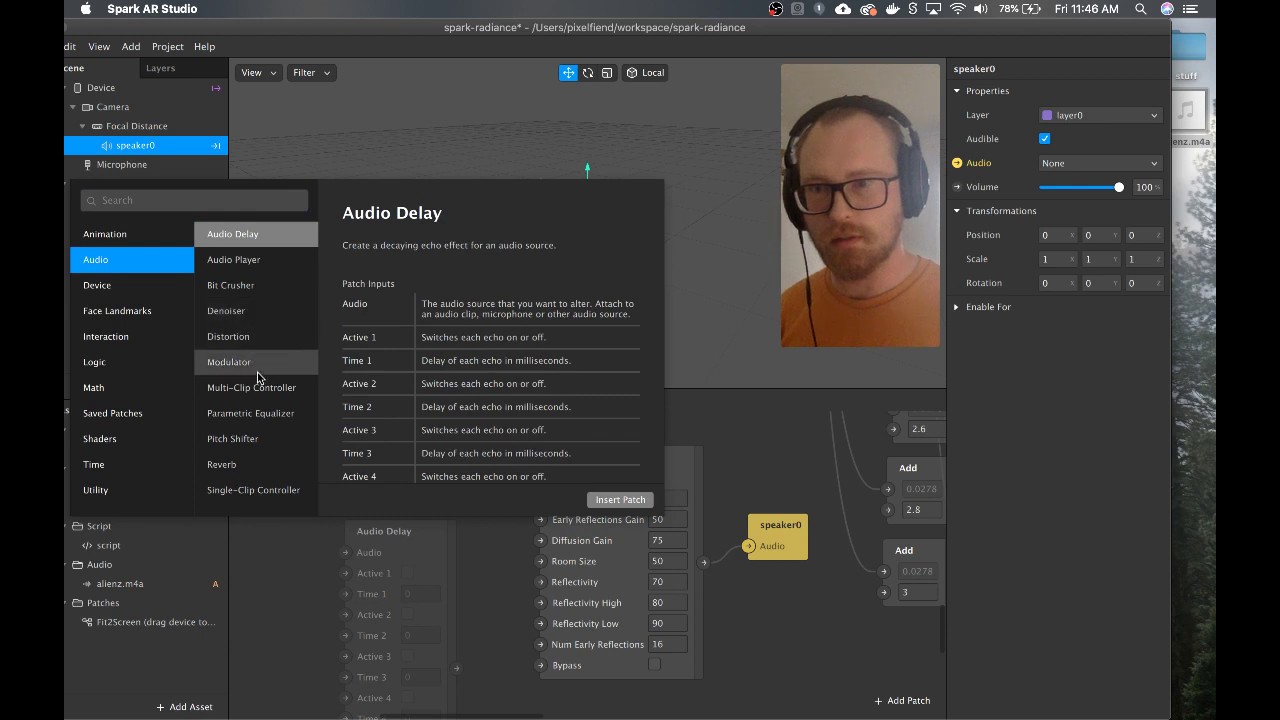 Spark AR Effect Development Radiance Audio FX YouTube