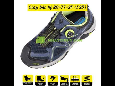 Video Giày Hans HS 77 SF ESD - youtube