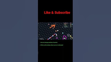 How to change position of control in slither.io
