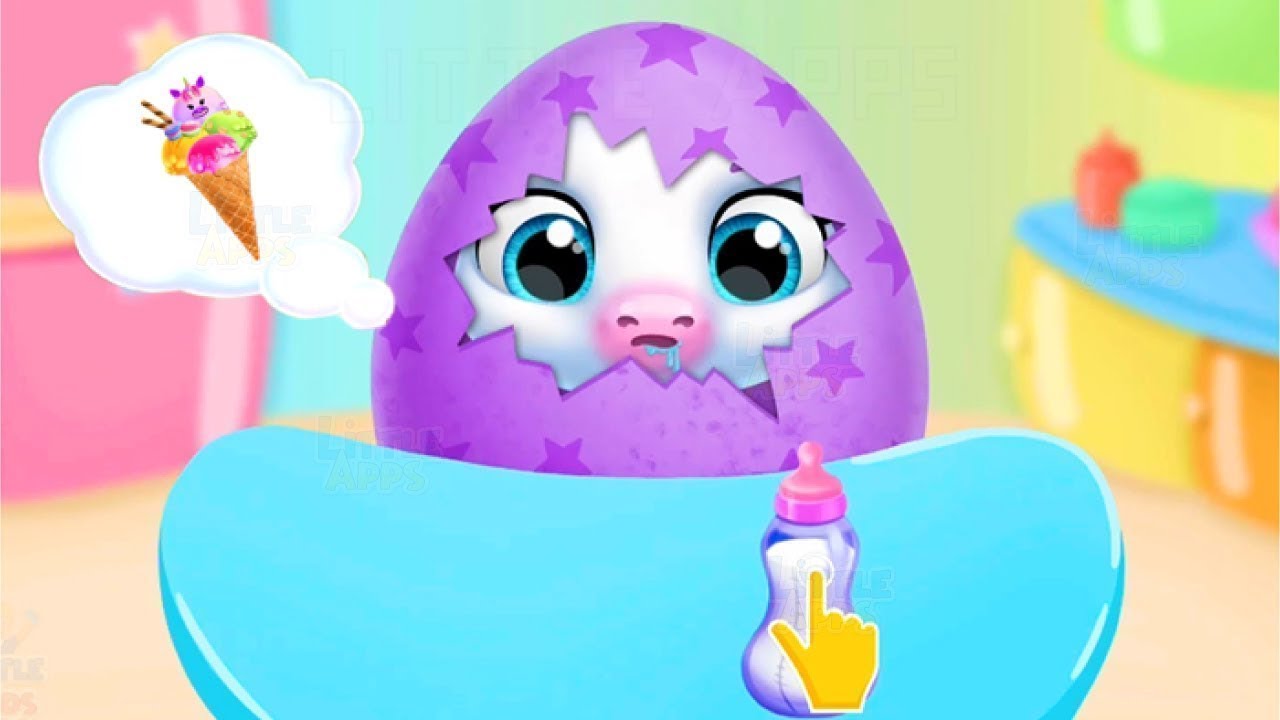 Fun New Born Pony Care Kids Game new | My Baby Unicorn Kids Game ...