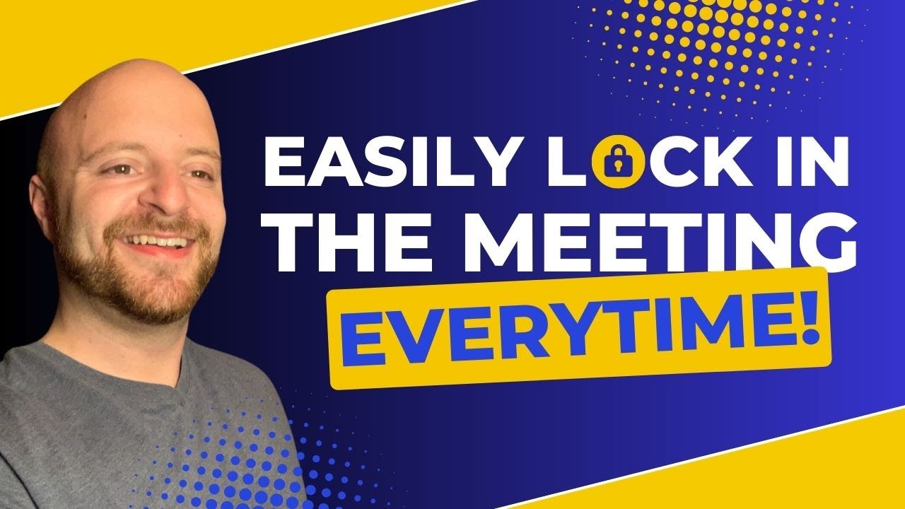 Locking In Your Next Client Meeting. This Works! YouTube