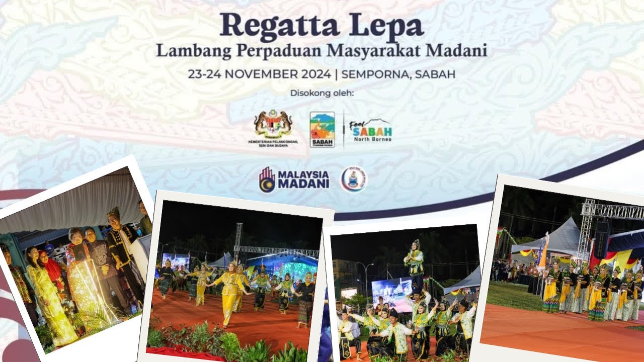 Sambutan regatta lepa Semporna | Majlis Perasmian dan Sangom Maglami-Lami kali ke 29 tahun 2024