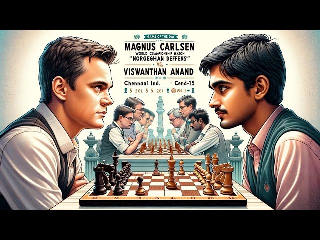 Revanche Épica: Magnus Carlsen vs. Viswanathan Anand - Mundial de