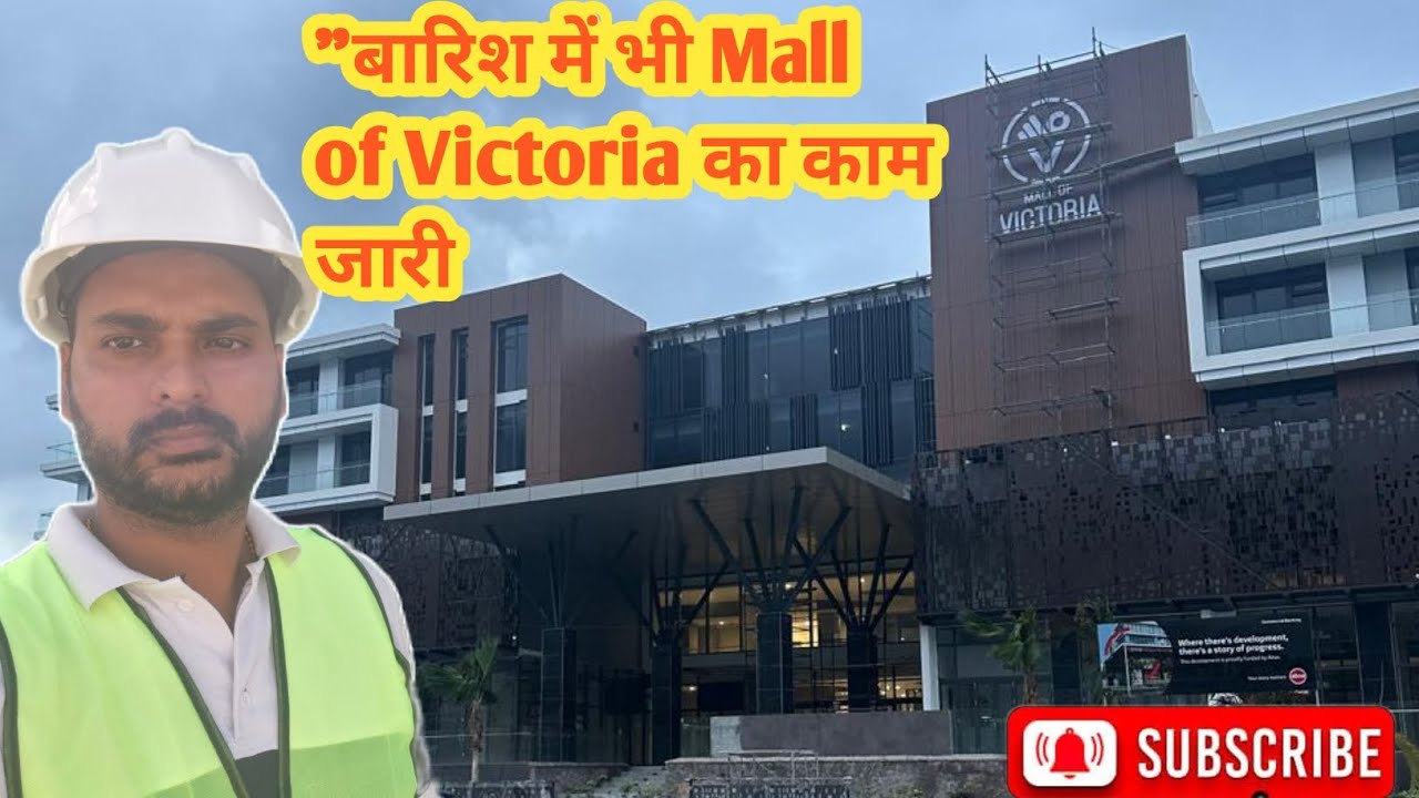 "Barish Mein Bhi Mall of Victoria Ka Kaam Full Swing!" 
