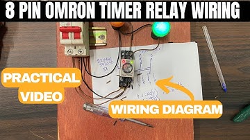 8 Pin Omron Timer Relay Working and Connection Diagram @Mr.Electricdiy 