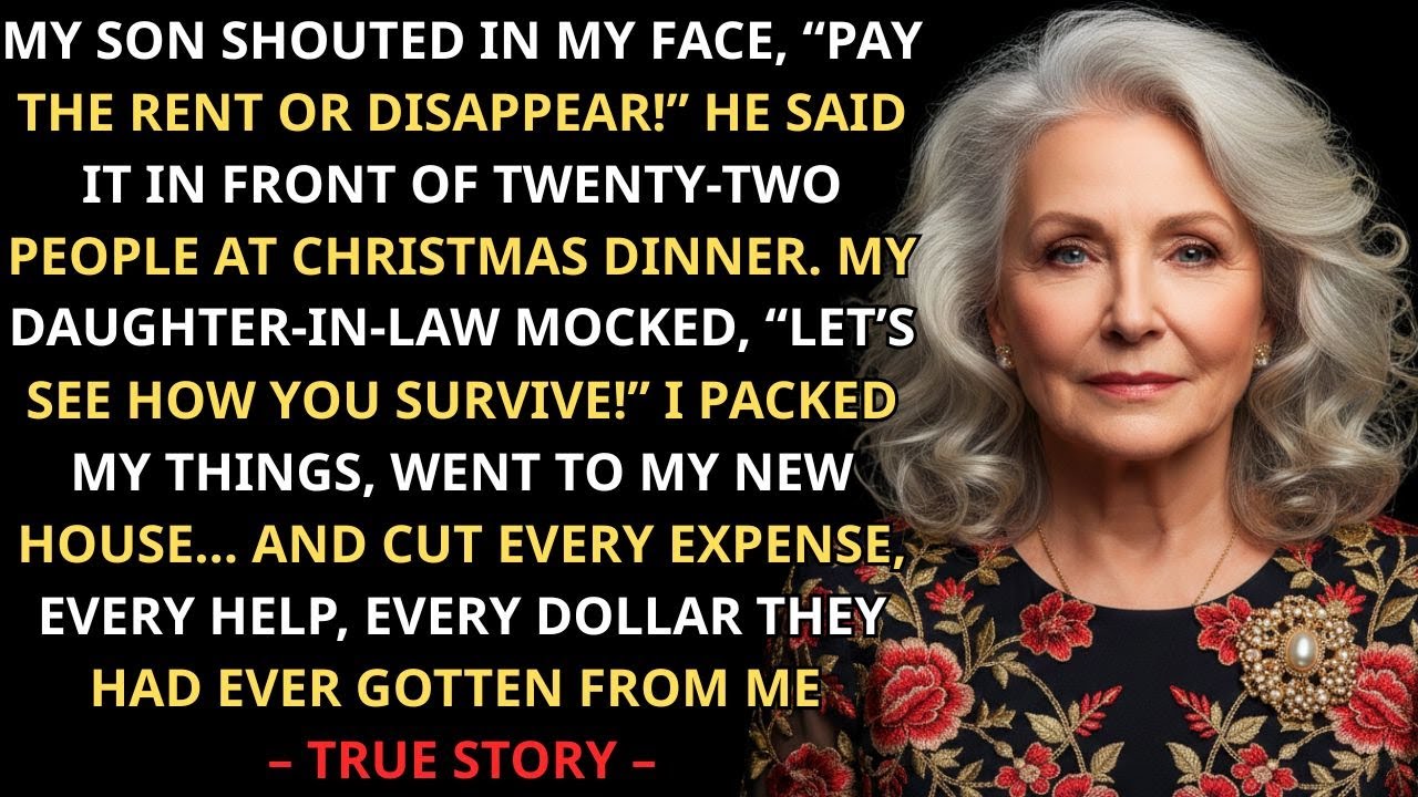 My Son Shouted, “Pay The Rent Or Get Out!” On Christmas—And What I Said Next Left Him Frozen