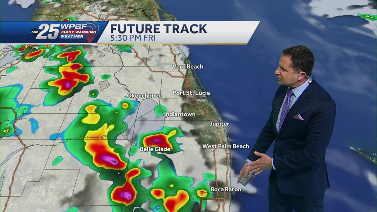 The tropics and chances for weekend rain across South Florida - YouTube