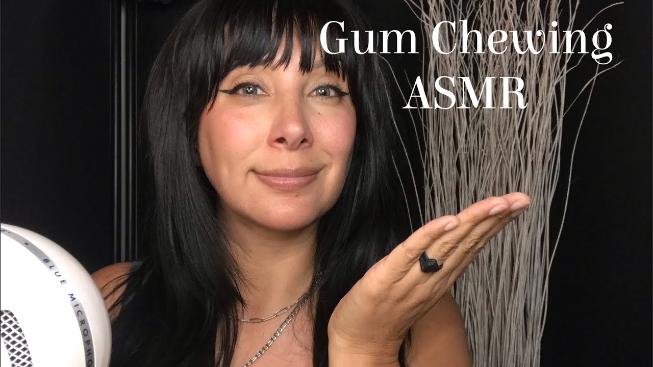 ASMR: Жевание жвачки 😋 Бессмысленная чушь