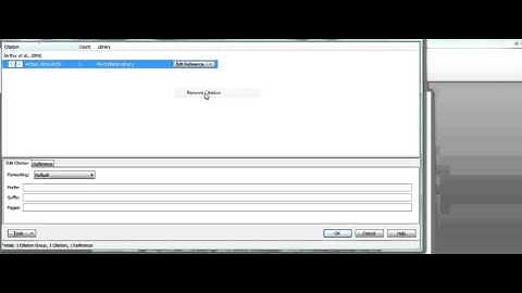 editing citations in endnote
